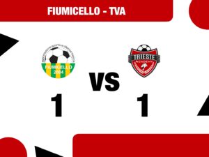 Una buona TVA non va oltre il pareggio: a Fiumicello finisce 1-1